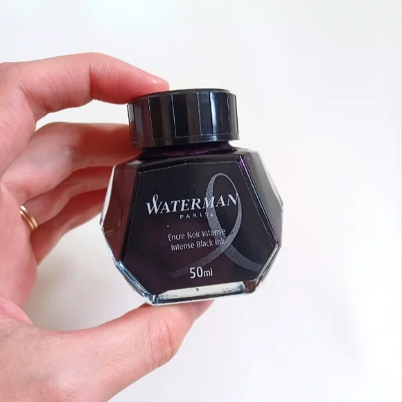 ORIGINAL ART Bold Flower Pot by Maria Rivera. 9x12" Black Ink Wall Art Painting - Picture 8 of 8